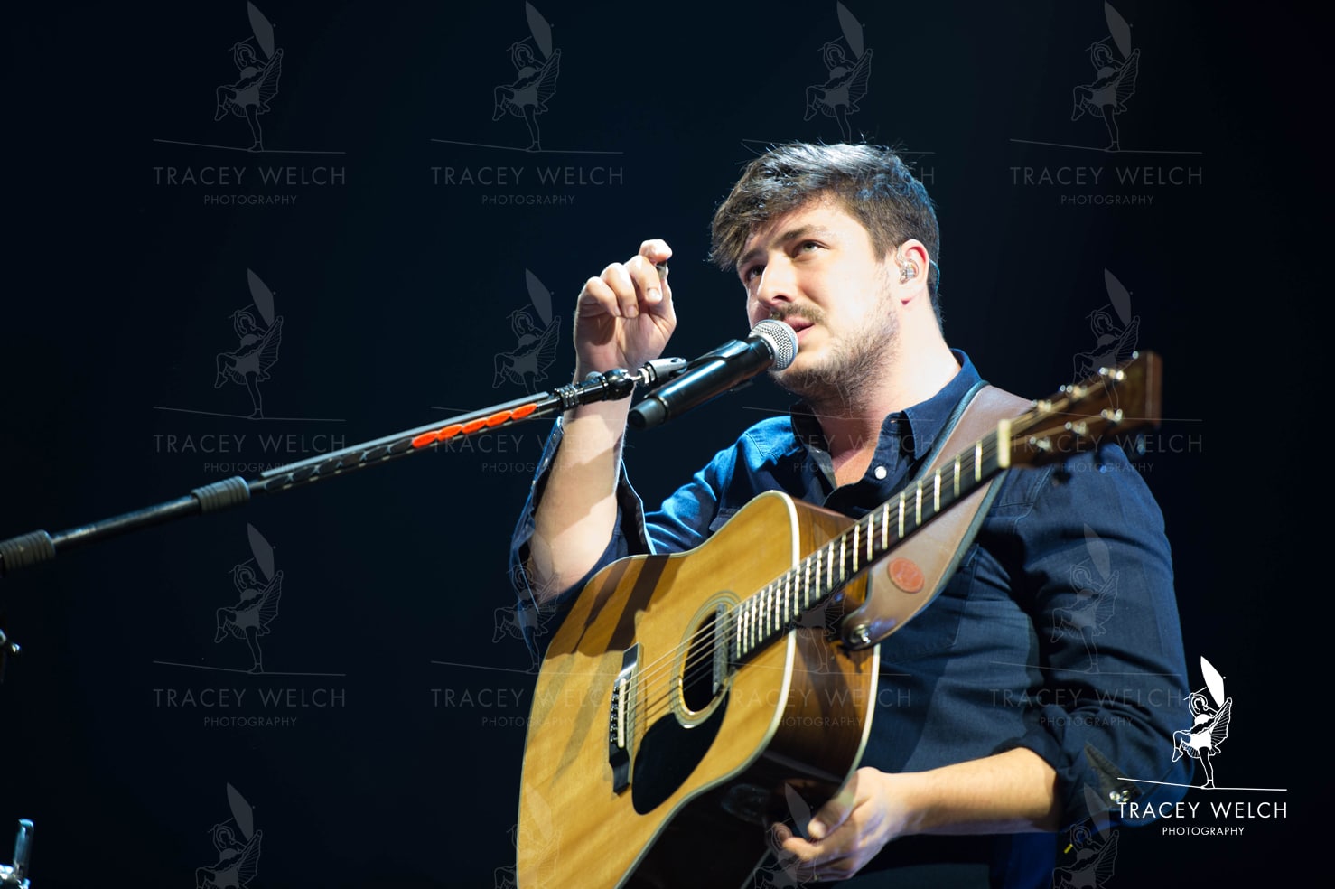 Marcus Mumford in concert at Leeds First Direct Arena